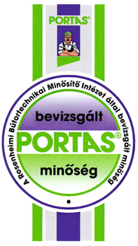 PORTAS minőségi tanúsítvány